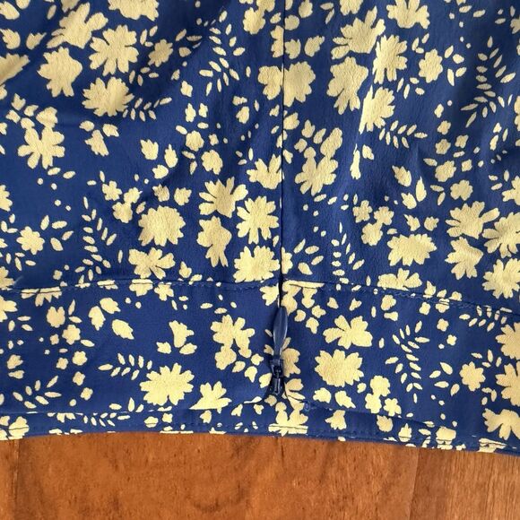 For Love & Lemons Mini Skirt Blue Floral Multicolor Size Small - Picture 6 of 9